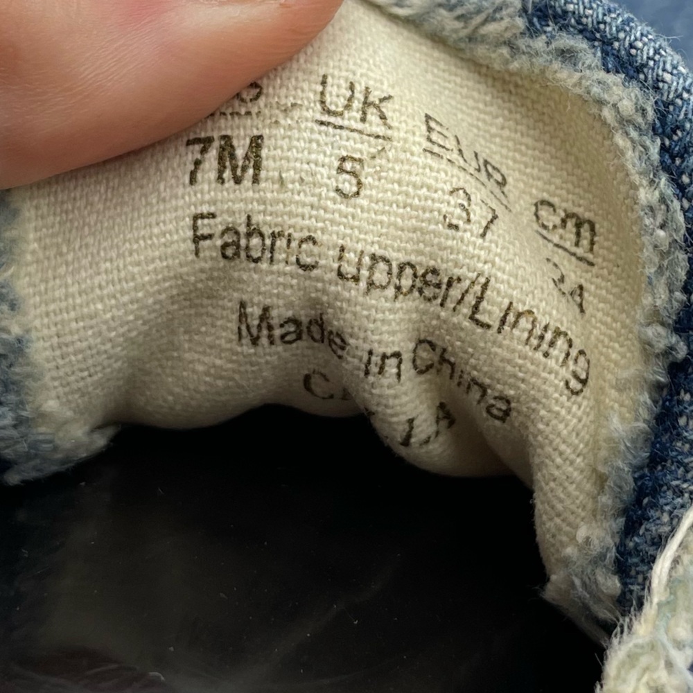 Sam Edelman Calla womens blue denim sneakers size 7 - Picture 7 of 9